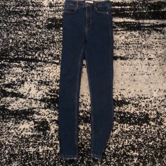 Zara dark denim skinny jeans - Picture 2 of 4